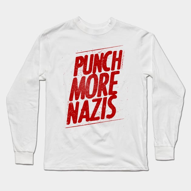 Punch more nazis Long Sleeve T-Shirt by department